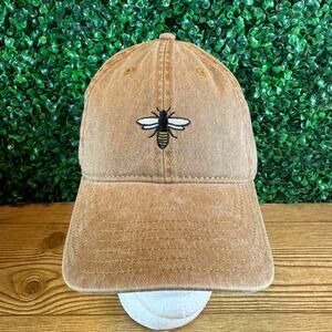 Solo Bee Dad Hat Mighty Fine Brown Adjustable Strap Cap One Size OSFA